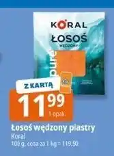 E.Leclerc Łosoś wędzony na zimno Koral (Graal) oferta
