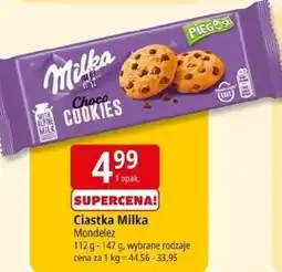 E.Leclerc Ciastka z kawałkami czekolady Milka Pieguski oferta