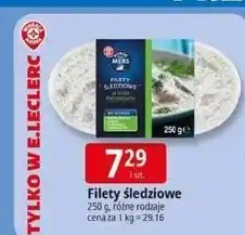 E.Leclerc Filety śledziowe a'la matjas w oleju Wiodąca Marka Ronde Des Mers oferta