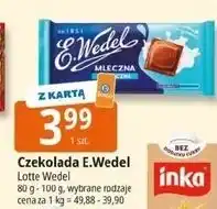 E.Leclerc Czekolada klasyczna mleczna E. Wedel oferta
