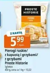E.Leclerc Pierogi z grzybami Iglotex Proste Historie oferta