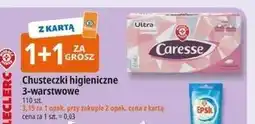 E.Leclerc Chusteczki higieniczne Wiodąca Marka Caresse oferta