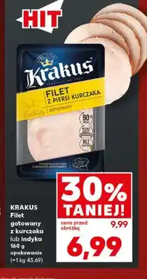 Kaufland Filet gotowany z indyka Krakus oferta