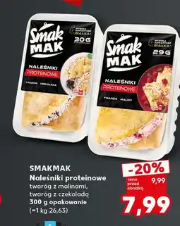 Kaufland Naleśniki proteinowe twaróg z malinami SmakMak oferta