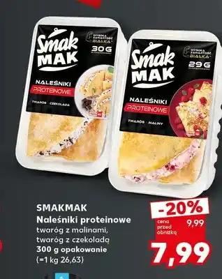 Kaufland Naleśniki proteinowe twaróg z malinami SmakMak oferta