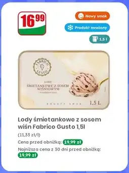 Dino Lody śmietankowe z sosem wiśniowym Fabrico Gusto oferta