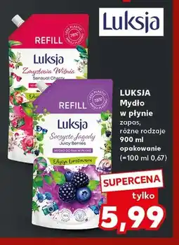 Kaufland Mydło w płynie zapas Luksja oferta