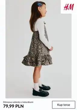 H&M Dżinsowa sukienka z kokardkami H & M oferta