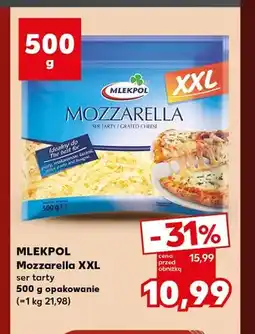 Kaufland Mozzarella XXL ser tarty Mlekpol oferta