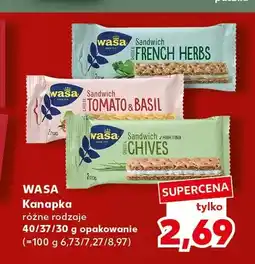 Kaufland Kanapka French Herbs Wasa oferta