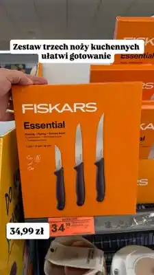 Biedronka Zestaw noży kuchennych Fiskars Essential oferta