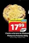 Delfin Ciasto ucierane ze śliwkami Piekarnia Polanka oferta