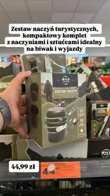 Biedronka Zestaw naczyń turystycznych Wild Trek oferta