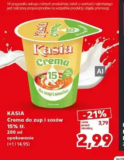 Kaufland Crema do zup i sosów Kasia 15% oferta
