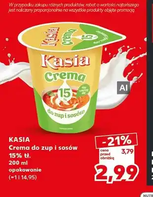 Kaufland Crema do zup i sosów Kasia 15% oferta