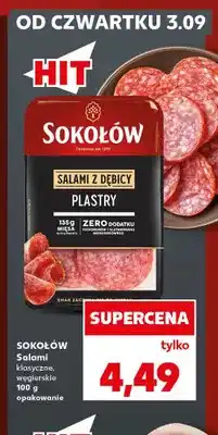 Kaufland Salami klasyczne Sokołów oferta