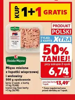 Kaufland Mięso mielone z łopatki wieprzowej i wołowiny Stoisko Mięsne oferta