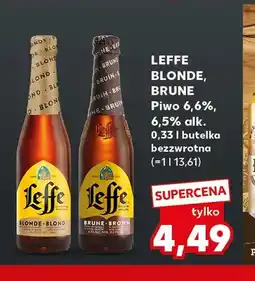 Kaufland Piwo Leffe Blonde oferta