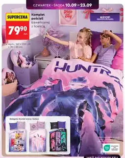 Biedronka Komplet pościeli bawełnianej z licencją 160x200 cm + 70x80 oferta