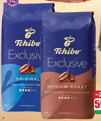 Kawa ziarnista Tchibo Exclusive Medium Roast