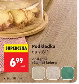 Biedronka Podkładka na stół Smukee śr. 38 cm oferta