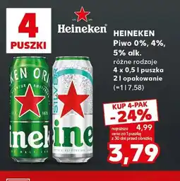 Kaufland Piwo Heineken Original 4-pak oferta