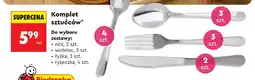 Biedronka Komplet sztućców nóż 2 szt oferta