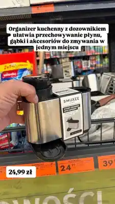 Biedronka Organizer kuchenny z dozownikiem Smukee Home oferta