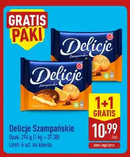 ALDI Ciastka Delicje Szampańskie pomarańczowe oferta