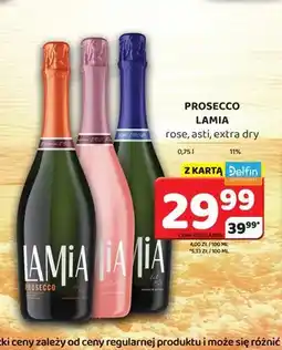 Delfin Wino musujące Prosecco Lamia extra dry oferta