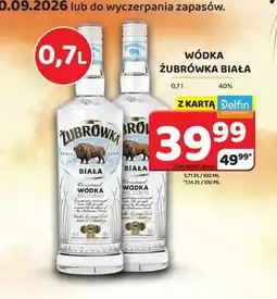 Delfin Wódka Żubrówka Biała oferta