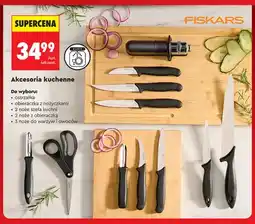 Biedronka Akcesoria kuchenne 2 noże z obieraczką Fiskars oferta