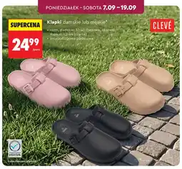 Biedronka Klapki damskie Clevé oferta