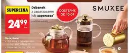 Biedronka Dzbanek z zaparzaczem 900 ml Smukee oferta