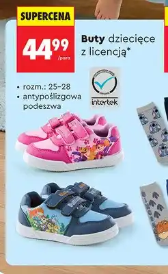 Biedronka Buty dziecięce z licencją oferta