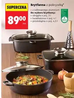 Biedronka Brytfanna z pokrywką kwadratowa 4 l Smukee oferta