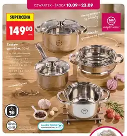 Biedronka Zestaw garnków 10 el. ze stali nierdzewnej Mg Home oferta