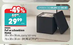 Biedronka Puf ze schowkiem Home 38x38x38 cm Smukee oferta