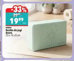 Biedronka Kostka do jogi Asura Spokey oferta
