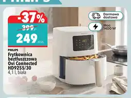 Biedronka Frytkownica beztłuszczowa Ovi Connected HD9255/30 4,1 l biała Philips oferta