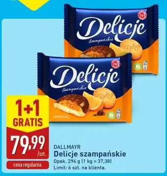 Delicje szampańskie pomarańczowe Dallmayr