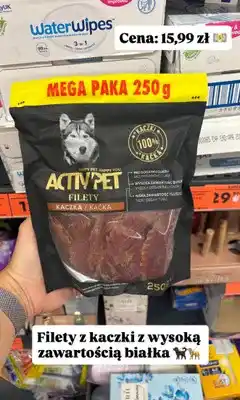Biedronka Filety z kaczki Activ Pet oferta