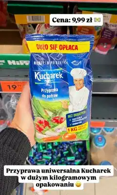 Biedronka Przyprawa do potraw Kucharek oferta
