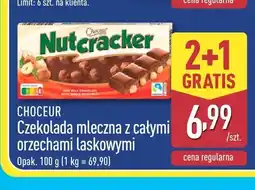 ALDI Czekolada mleczna z całymi orzechami laskowymi Choceur Nutcracker oferta