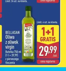 ALDI Oliwa z oliwek virgin Bellasan z pierwszego tłoczenia oferta