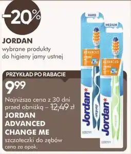 SuperPharm Jordan ADVANCED CHANGE ME szczoteczki do zębów oferta