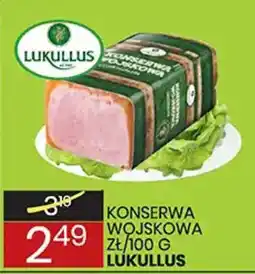 Wafelek Konserwa Wojskowa Lukullus oferta