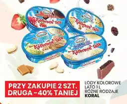 Wafelek Lody Kolorowe Koral oferta