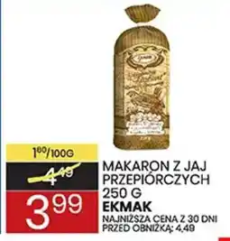 Wafelek Makaron z jaj przepiórczych Ekmak oferta