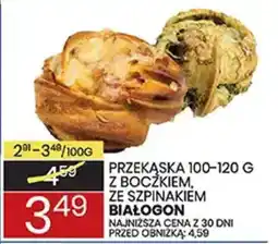 Wafelek Przekąska z boczkim, ze szpinakiem Białogon oferta